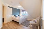 Schlafzimmer - Haus Inselurlaub Hausteil 1 - Top-Hundeurlaub