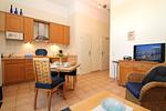 Wohnzimmer - Haus am Park Fewo 1 - Top-Hundeurlaub