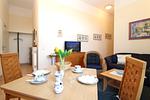 Wohnzimmer - Haus am Park Fewo 1 - Top-Hundeurlaub