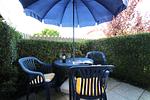 Terrasse - Haus am Park Fewo 1 - Top-Hundeurlaub