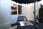 Terrasse - Haus am Park Fewo 1 - Top-Hundeurlaub
