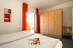 Schlafzimmer - Haus Ostseeallee 32b Fewo 1.2 - Top-Hundeurlaub
