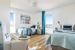 Schlafzimmer - Ferienwohnung Hafen Loft Olpenitz - Top-Hundeurlaub