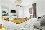 Schlafzimmer - Ferienwohnung Hafen Loft Olpenitz - Top-Hundeurlaub