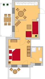 Grundriss - App. Magda 4 - Top-Hundeurlaub