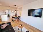 Wohnzimmer - Ferienwohnung "Ostseeblick" in Schönberg-Kalifornien - Top-Hundeurlaub