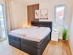 Schlafzimmer - Ferienwohnung "Ostseeblick" in Schönberg-Kalifornien - Top-Hundeurlaub