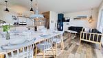 Wohnzimmer - Schwedenhaushälfte "Küstenliebe" in Sehlendorf an der Ostsee - Top-Hundeurlaub