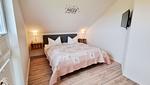 Schlafzimmer - Schwedenhaushälfte "Küstenliebe" in Sehlendorf an der Ostsee - Top-Hundeurlaub