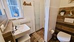 Badezimmer - Schwedenhaushälfte "Küstenliebe" in Sehlendorf an der Ostsee - Top-Hundeurlaub