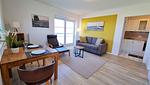 Wohnzimmer - Ferienwohnung "Baltic Sunset" in 1. Reihe zum Ostseestrand - Top-Hundeurlaub