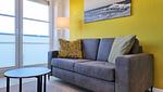Wohnzimmer - Ferienwohnung "Baltic Sunset" in 1. Reihe zum Ostseestrand - Top-Hundeurlaub