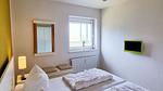 Schlafzimmer - Ferienwohnung "Baltic Sunset" in 1. Reihe zum Ostseestrand - Top-Hundeurlaub
