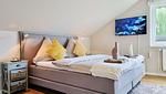 Schlafzimmer - Ferienhaus "Küstenhuus" in Kalifornien an der Ostsee - Top-Hundeurlaub
