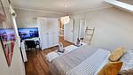 Schlafzimmer - Ferienhaus "Küstenhuus" in Kalifornien an der Ostsee - Top-Hundeurlaub