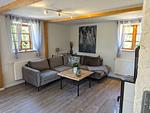 Wohnzimmer - Ferienwohnung "Koppelkuck" in Schwartbuck - Top-Hundeurlaub