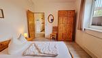 Schlafzimmer - Ferienwohnung "Achtern Diek 2" 1. Reihe an der Ostseeküste - Top-Hundeurlaub