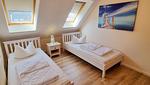 Schlafzimmer - Ferienhaushälfte "Sandbank" Schönberger Strand an der Ostsee - Top-Hundeurlaub