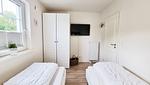 Schlafzimmer - Schwedenhaushälfte "Lieblingsplatz" Sehlendorf an der Ostsee - Top-Hundeurlaub