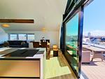 Wohnzimmer - Ferienwohnung "Himmel und Meer" 1. Reihe in Kalifornien - Top-Hundeurlaub