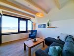 Wohnzimmer - Ferienwohnung "Himmel und Meer" 1. Reihe in Kalifornien - Top-Hundeurlaub