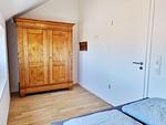 Schlafzimmer - Ferienwohnung "Himmel und Meer" 1. Reihe in Kalifornien - Top-Hundeurlaub