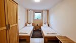 Schlafzimmer - Ferienwohnung "Baltic Sunrise" mit Garten an der Ostseeküste - Top-Hundeurlaub