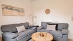 Wohnzimmer - Ferienwohnung "Achtern Diek 1" 1. Reihe an der Ostseeküste - Top-Hundeurlaub