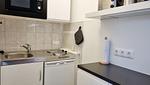 Küche / Küchenzeile - Ferienwohnung "Achtern Diek 1" 1. Reihe an der Ostseeküste - Top-Hundeurlaub