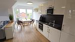 Küche / Küchenzeile - Ferienwohnung "Ostseebude 11" am Schönberger Strand - Top-Hundeurlaub