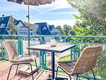 Balkon mit Gartenmöbeln - Wohnung 19 - Top-Hundeurlaub