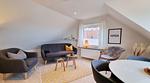 Wohnzimmer - Ferienwohnung "Achtern Diek 3" 1. Reihe an der Ostseeküste - Top-Hundeurlaub
