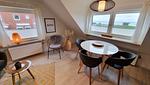 Wohnzimmer - Ferienwohnung "Achtern Diek 3" 1. Reihe an der Ostseeküste - Top-Hundeurlaub