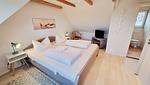 Schlafzimmer - Ferienwohnung "Achtern Diek 3" 1. Reihe an der Ostseeküste - Top-Hundeurlaub