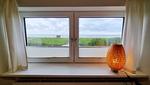 Meerblick - Ferienwohnung "Achtern Diek 3" 1. Reihe an der Ostseeküste - Top-Hundeurlaub