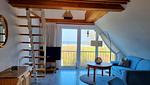 Wohnzimmer - Ferienwohnung "Achtern Diek 4" 1. Reihe an der Ostseeküste - Top-Hundeurlaub
