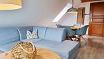 Wohnzimmer - Ferienwohnung "Achtern Diek 4" 1. Reihe an der Ostseeküste - Top-Hundeurlaub