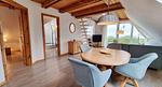 Wohnzimmer - Ferienwohnung "Achtern Diek 4" 1. Reihe an der Ostseeküste - Top-Hundeurlaub
