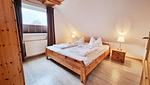 Schlafzimmer - Ferienwohnung "Achtern Diek 4" 1. Reihe an der Ostseeküste - Top-Hundeurlaub