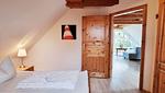Schlafzimmer - Ferienwohnung "Achtern Diek 4" 1. Reihe an der Ostseeküste - Top-Hundeurlaub