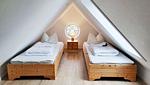 Schlafzimmer - Ferienwohnung "Achtern Diek 4" 1. Reihe an der Ostseeküste - Top-Hundeurlaub