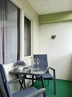 Balkon - Ferienwohnung "Strandleben" Stilvoller Urlaub an der Ostsee - Top-Hundeurlaub