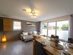Wohnzimmer - Ferienwohnung "Auszeit" Ostseenah am Schönberger Strand - Top-Hundeurlaub