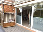 Terrasse - Ferienwohnung "Auszeit" Ostseenah am Schönberger Strand - Top-Hundeurlaub
