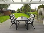 Terrasse - Ferienwohnung "Auszeit" Ostseenah am Schönberger Strand - Top-Hundeurlaub