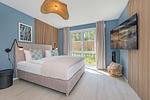 Schlafzimmer - Ferienwohnung Blaubarschbude - Top-Hundeurlaub