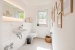 Badezimmer - Ferienwohnung Blaubarschbude - Top-Hundeurlaub