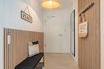 Fassade / Eingang - Ferienwohnung Blaubarschbude - Top-Hundeurlaub