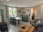 Wohnzimmer der Waldhütte Hus Sinnermåla in Småland - Hus Sinnermåla - Top-Hundeurlaub