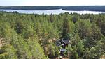 Vogelperspektive des Sinnernsees bei Högsby in Småland - Hus Sinnermåla - Top-Hundeurlaub